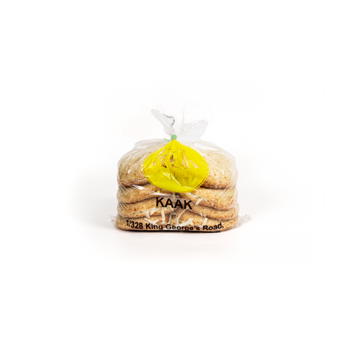 Fresh Cheese Kaak in a fridge, showcasing its golden crust and soft interior, from Top Fruit Market.