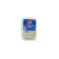 Stringy Haloumi cheese from Chtaura, 450g, displayed in a fridge, with slices showing its firm, elastic texture.