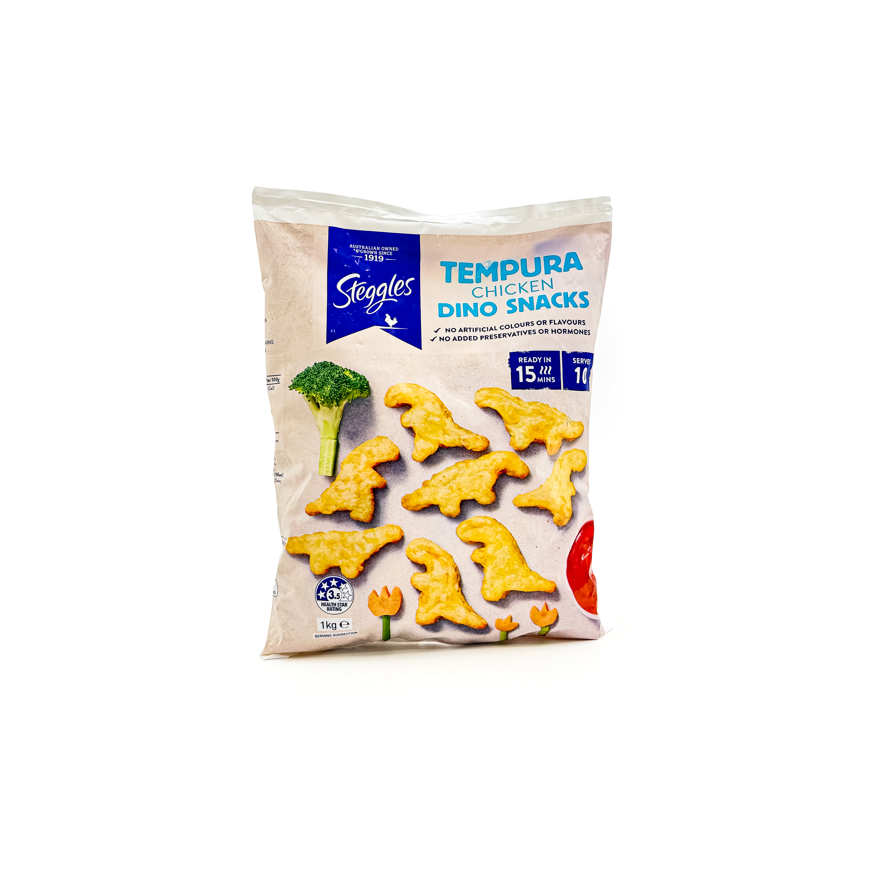 Steggles Tempura Dino Nuggets