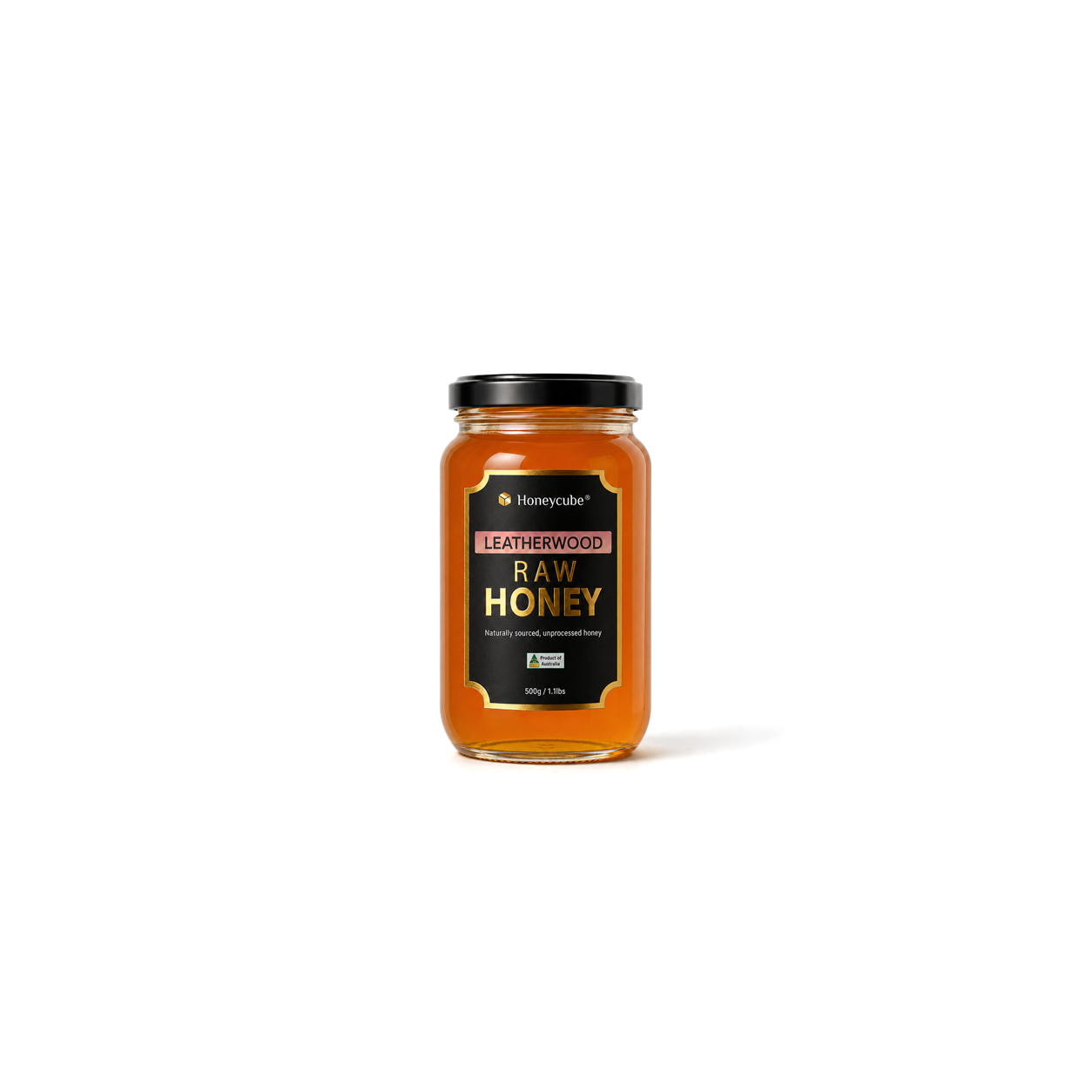 Honeycube Leatherwood Raw Honey 500g