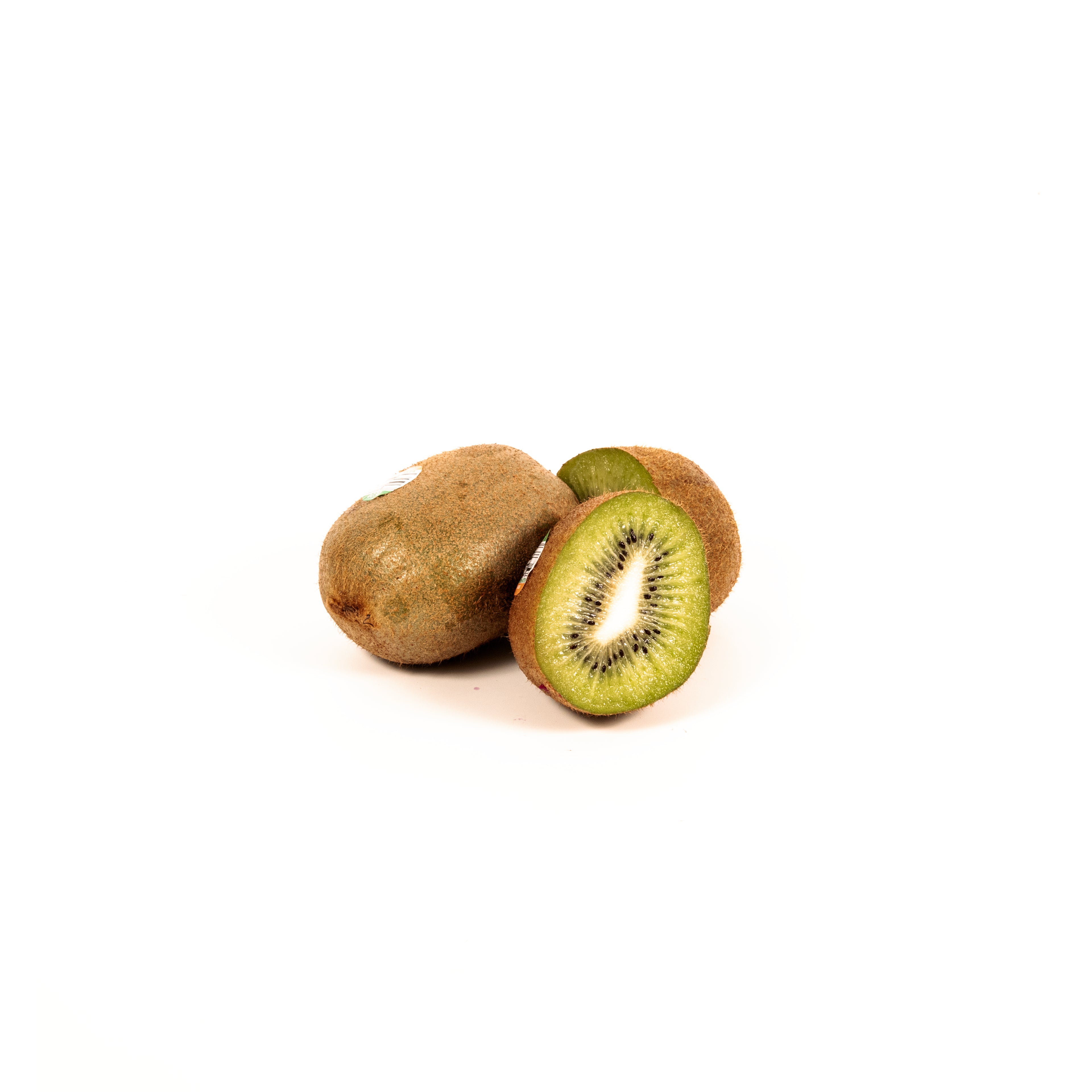 Fresh green kiwi fruit, 1kg, from Top Fruit Market, showcasing ripe, vibrant kiwi with fuzzy brown skin and bright green interior.