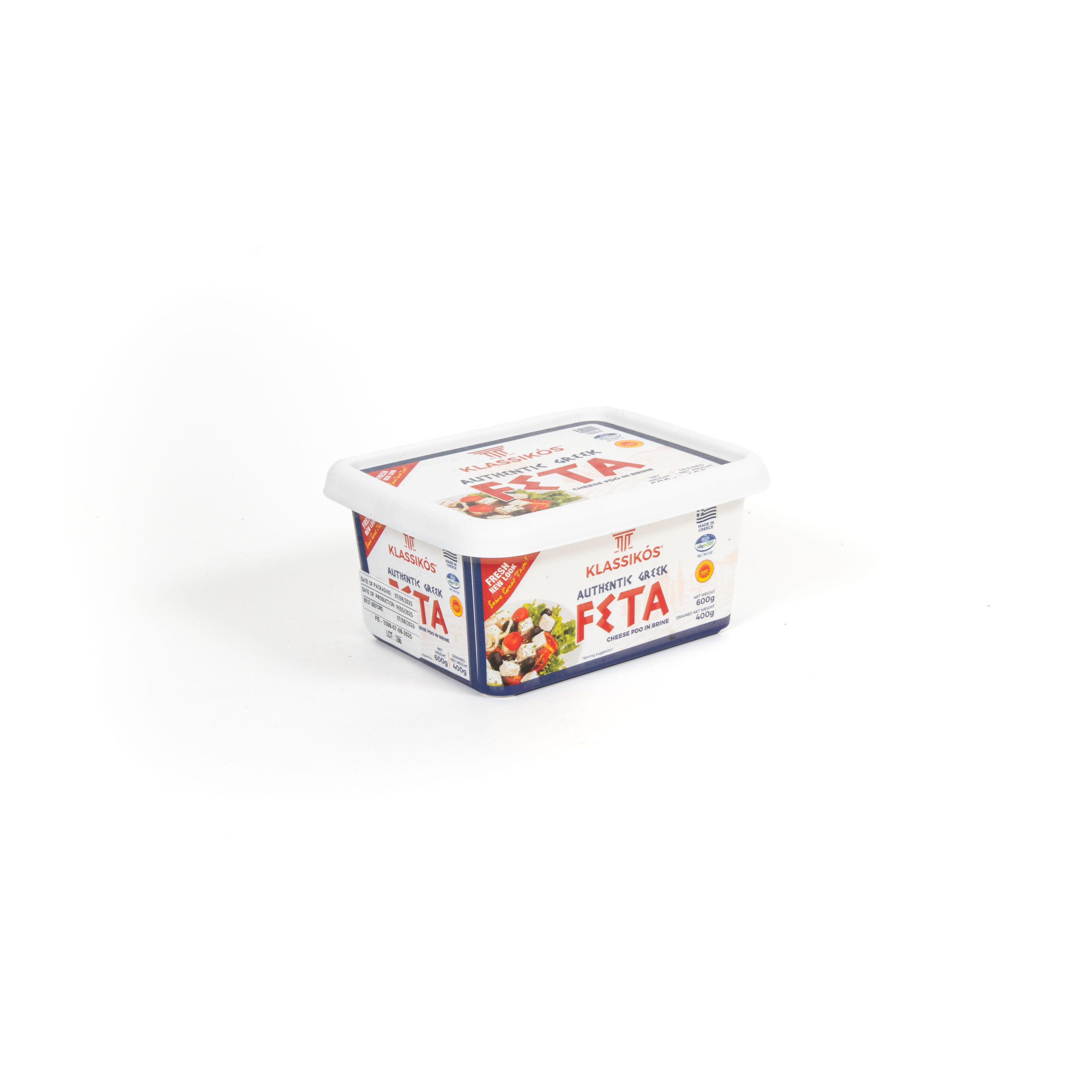 Klassikos Authentic Greek Feta Cheese 600g