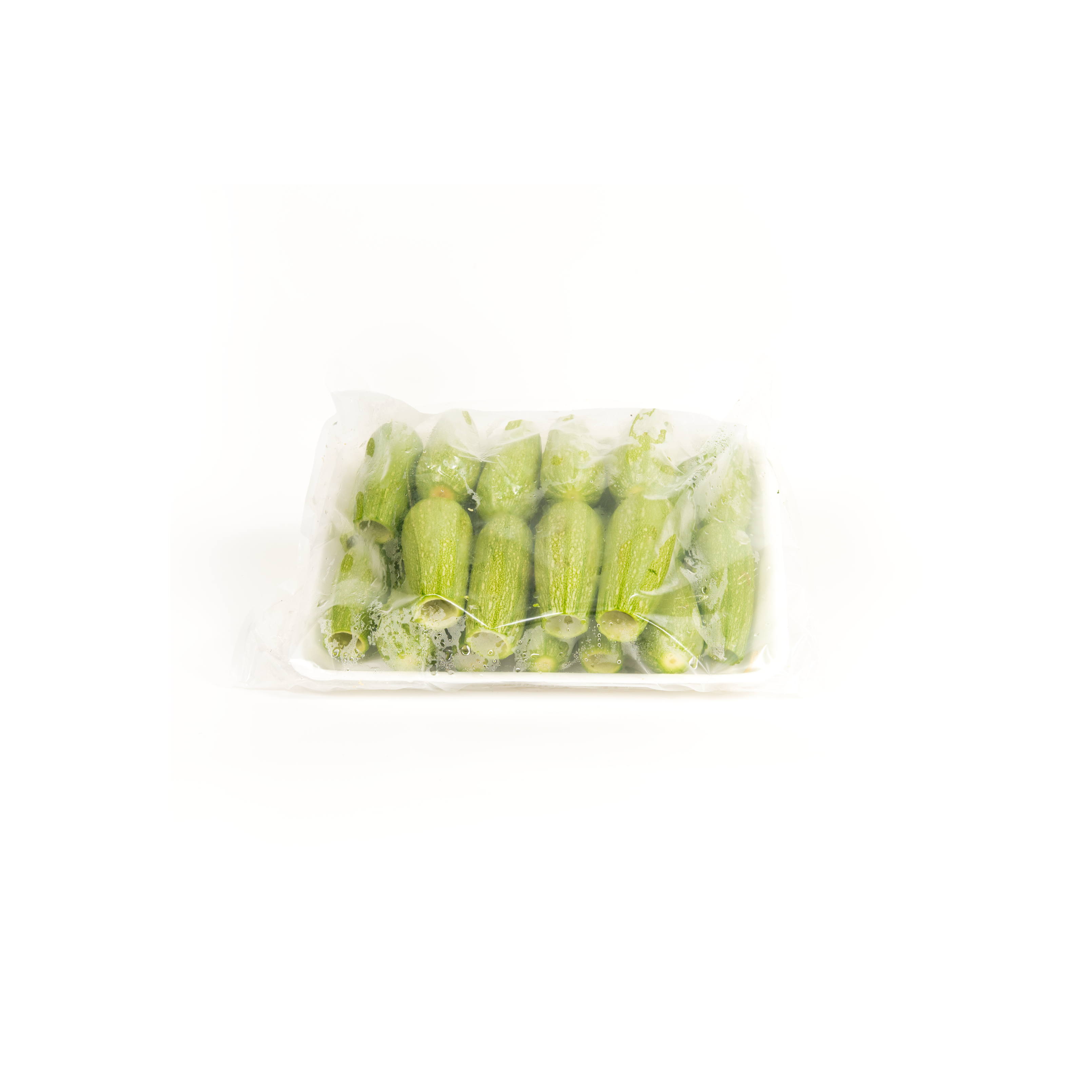 Pack of fresh cored koussa squash from Top Fruit Market, pre-packed for convenient use and easy storage.