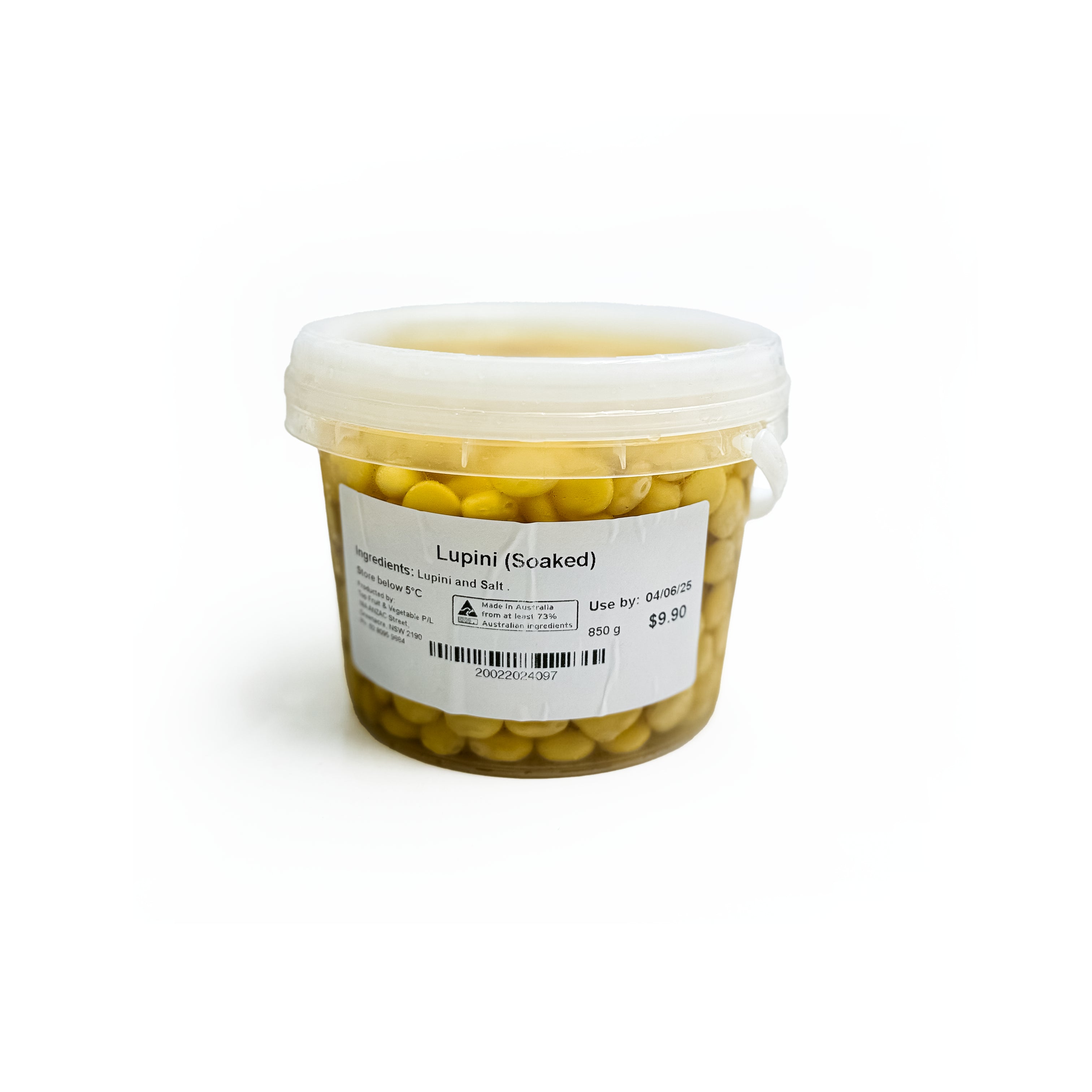 Soaked Lupini Beans
