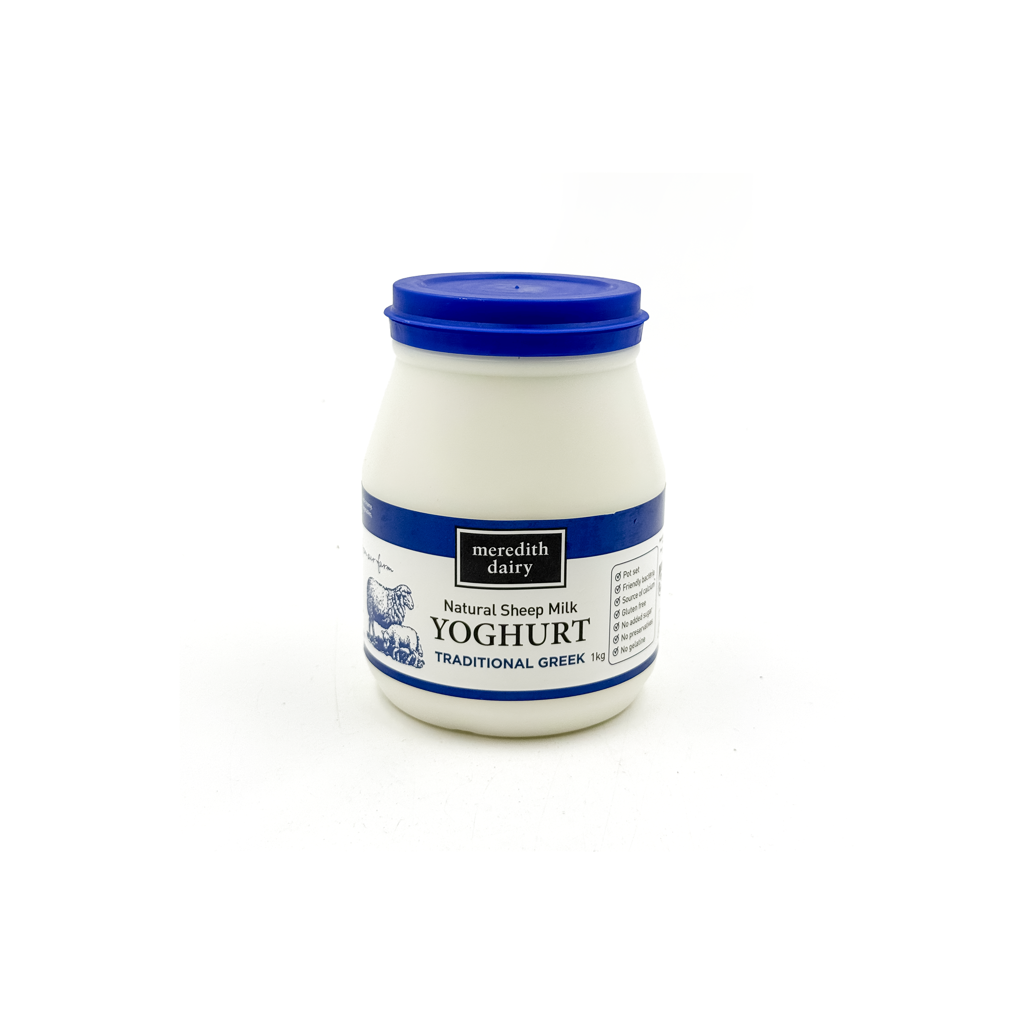 Meredith Dairy Natural Sheep Milk Yoghurt Traditional Greek 1kg
