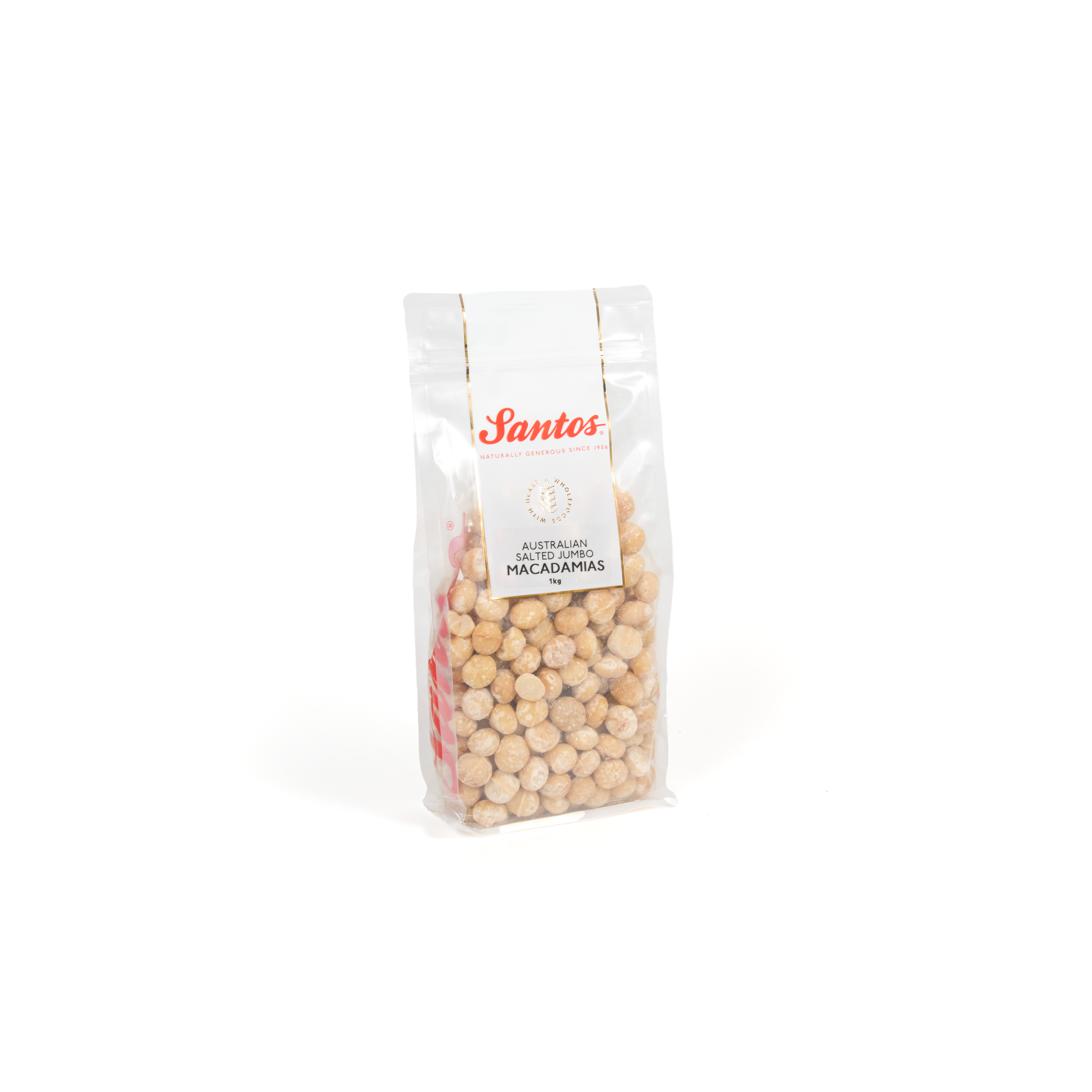 Santos Australian Salted Jumbo Macadamias 1kg
